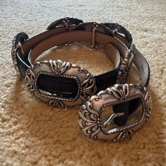 Brighton | Accessories | Brighton Silver And Black Ornate  display picture 1